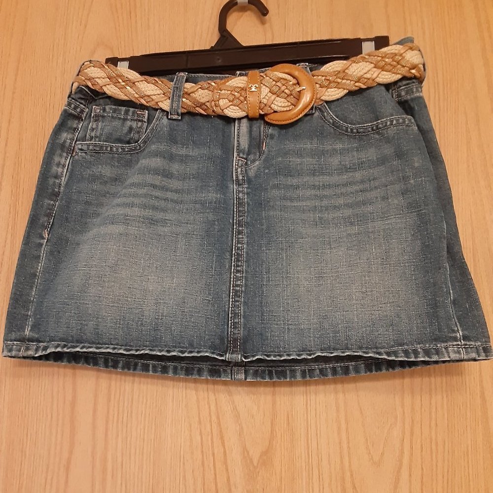 Old Navy Jean Skirt with Belt